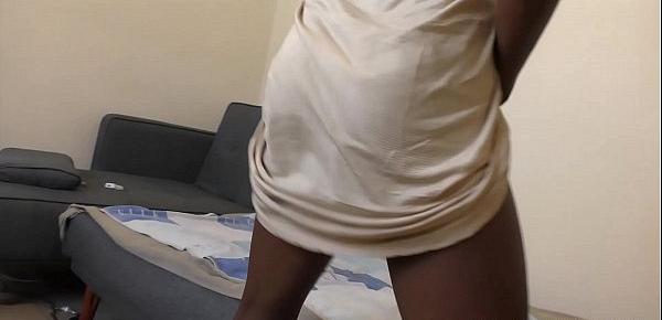  Ebony twerking butt prior doggystyle